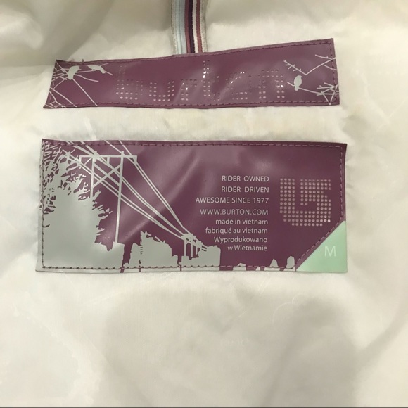 Burton Snow Jacket Size Medium - Picture 4 of 9